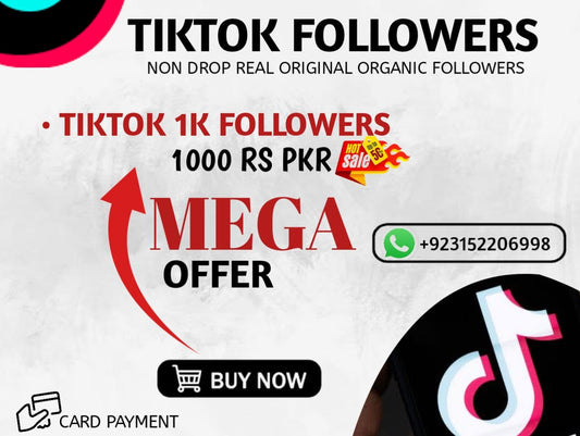 TikTok Original Organic Followers